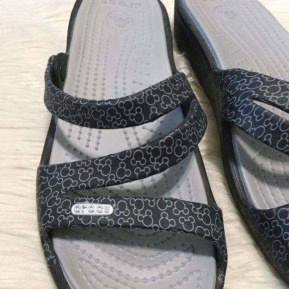 mickey crocs sandals